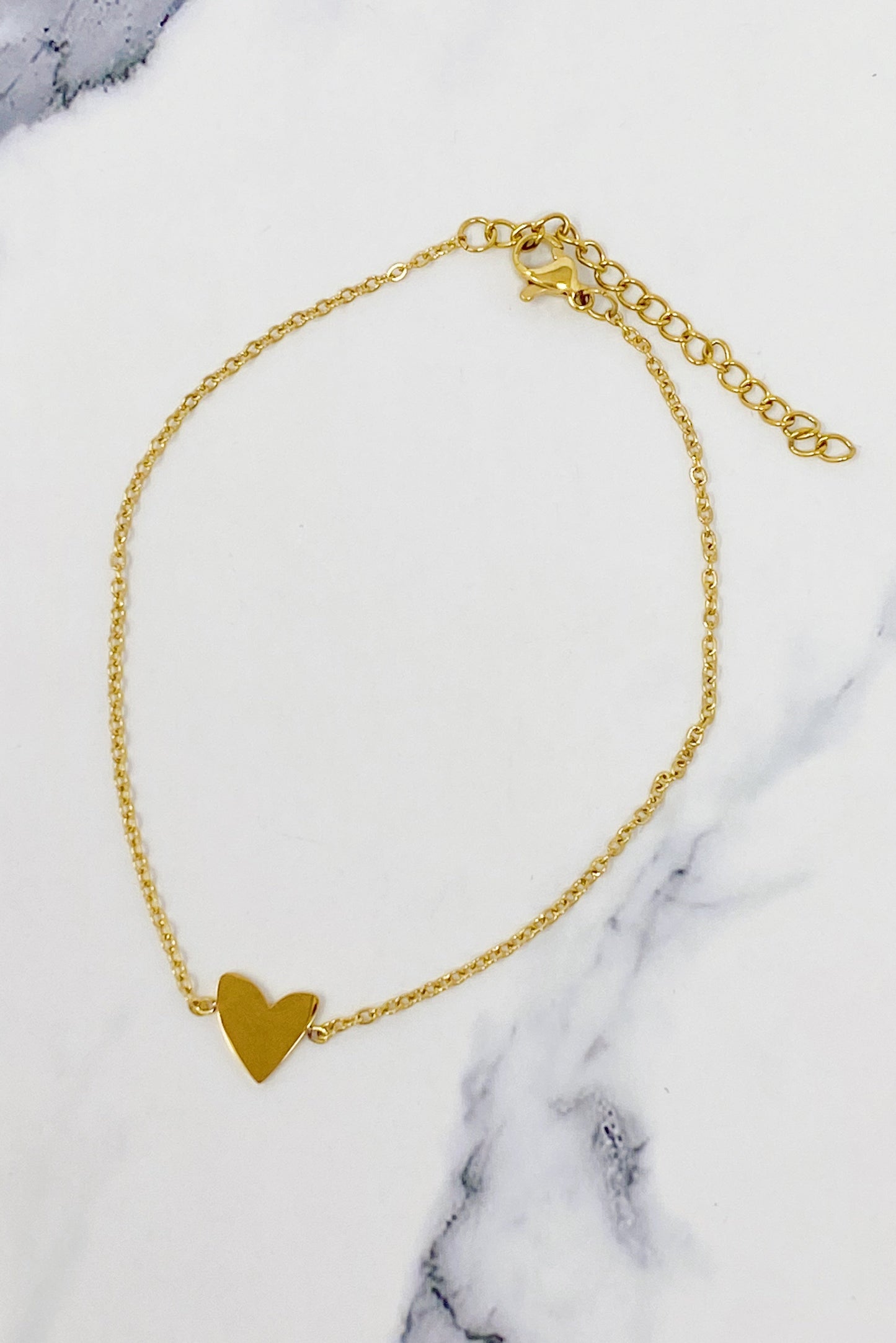 Dainty Heart Anklet