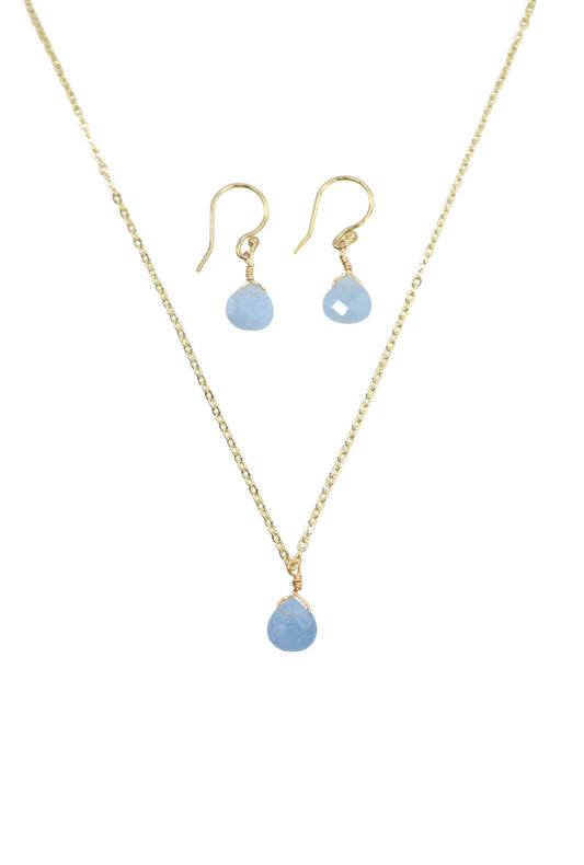 The Bailey Set in Aquamarine
